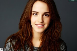 A woman in a fishnet dress sitting on a red couch.